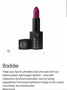 Color Street Baddie Lipstick (301) — Rich Berry Plum